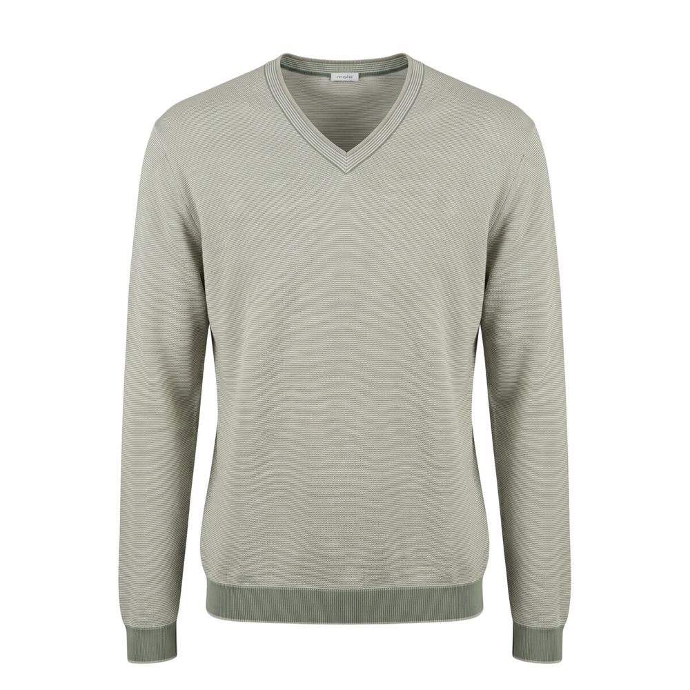 Malo Green Cotton Men Sweater - Eljoys Fashion 