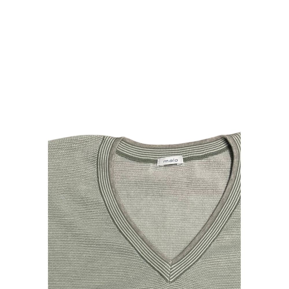 Malo Green Cotton Men Sweater - Eljoys Fashion 