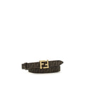 Fendi Black Calf Leather Bos Taurus Regular Belt - Eljoys Fashion 