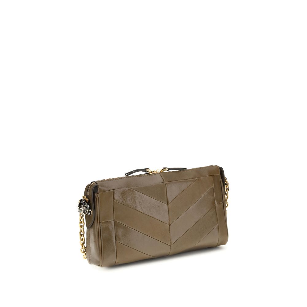 Valentino Garavani Brown Napa Leather / Calf Bos Taurus Shoulder Bag - Eljoys Fashion 