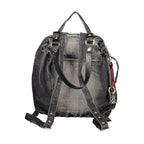 Desigual Black Cotton Womens Backpack - Eljoys Fashion 