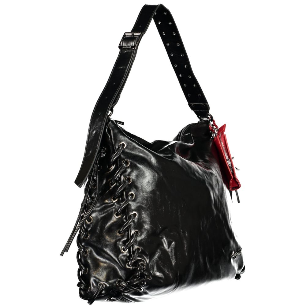 Desigual Black Polyurethane Women's Bag - Eljoys Fashion 