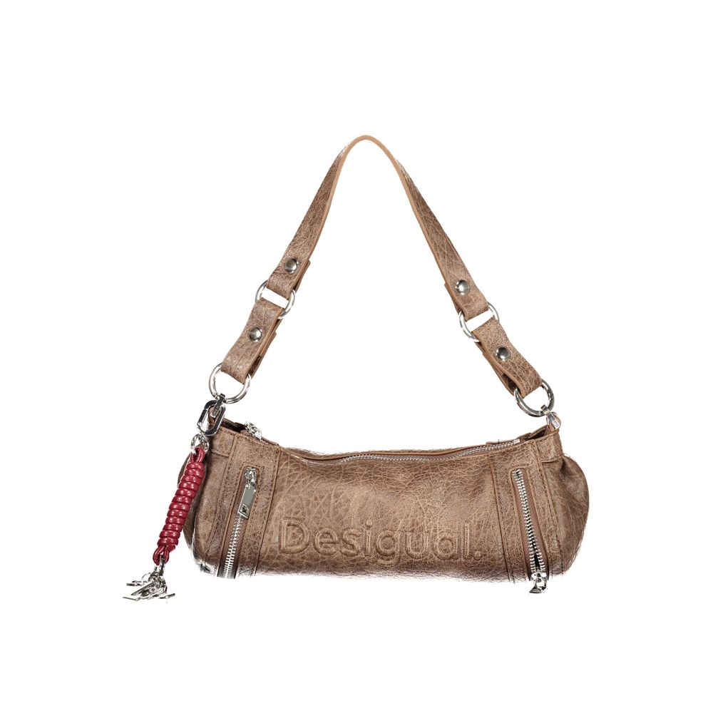 Desigual Brown Polyurethane Women Bag - Eljoys Fashion 