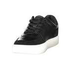 Calvin Klein Black Polyurethane Men's Sneaker - Eljoys Fashion 