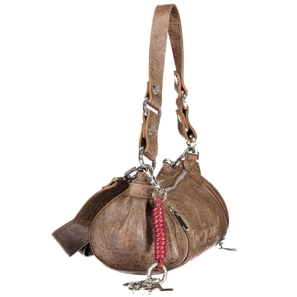 Desigual Brown Polyurethane Women Bag - Eljoys Fashion 