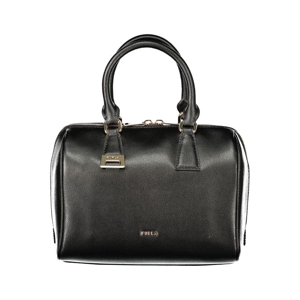 Furla Black Leather Women Bag - Eljoys Fashion 