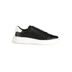 Calvin Klein Black Leather Men's Sneaker - Eljoys Fashion 