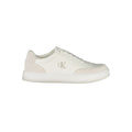 Calvin Klein White Polyurethane Men's Sneaker - Eljoys Fashion 