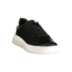 Calvin Klein Black Leather Men's Sneaker - Eljoys Fashion 