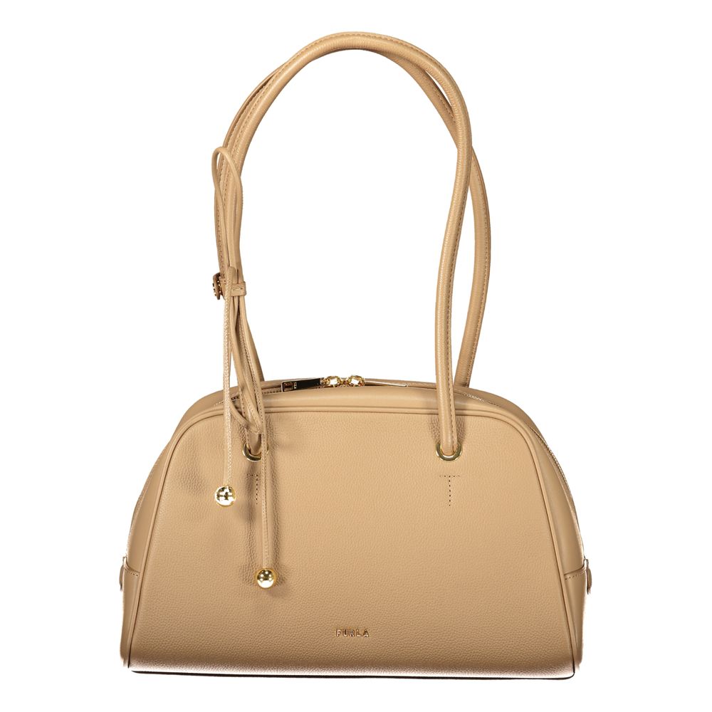 Furla Beige Leather Women's Bag - Eljoys Fashion 