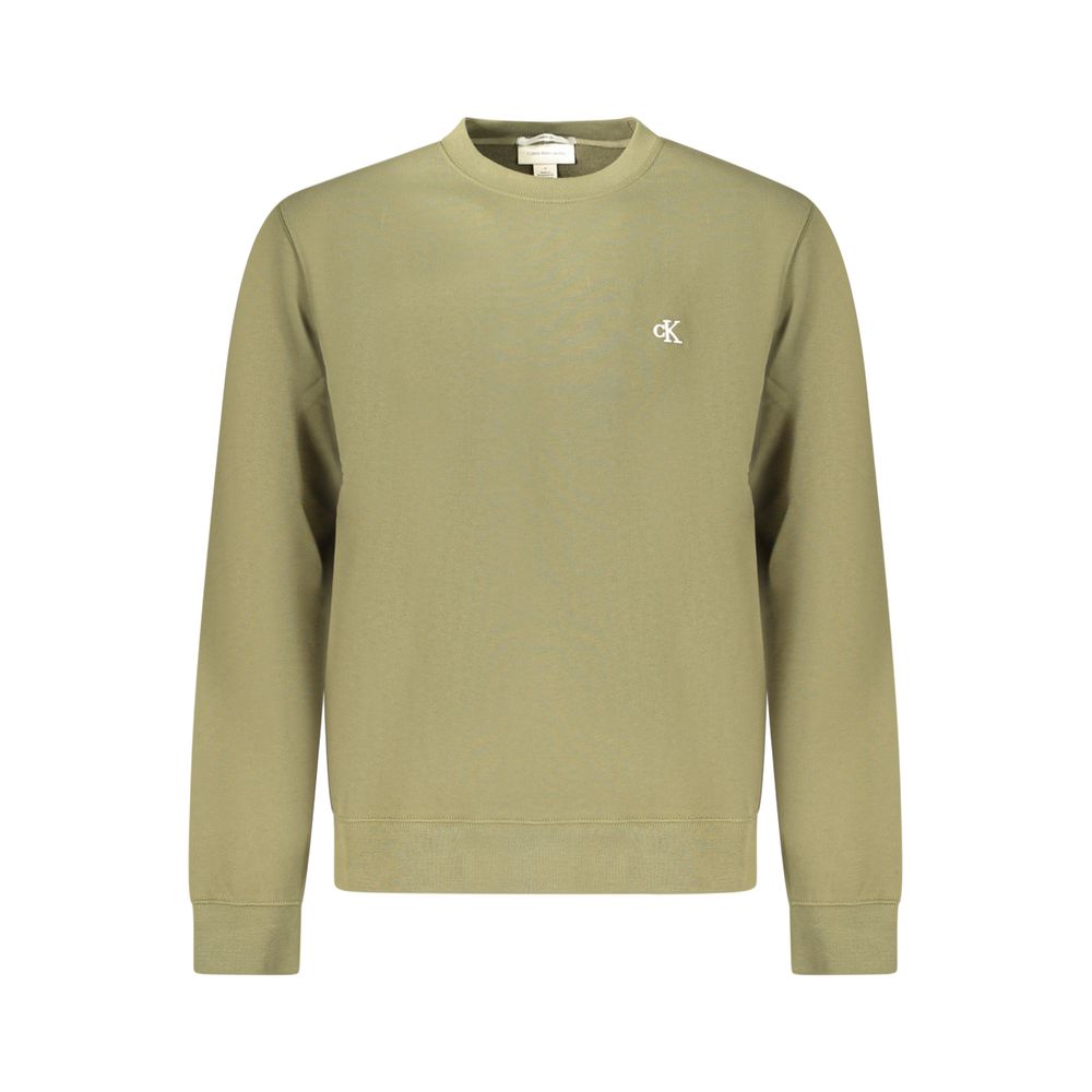 Calvin Klein Green Cotton Sweatshirt - Eljoys Fashion 