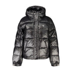 Calvin Klein Black Nylon Full-Length Jacket - Eljoys Fashion 