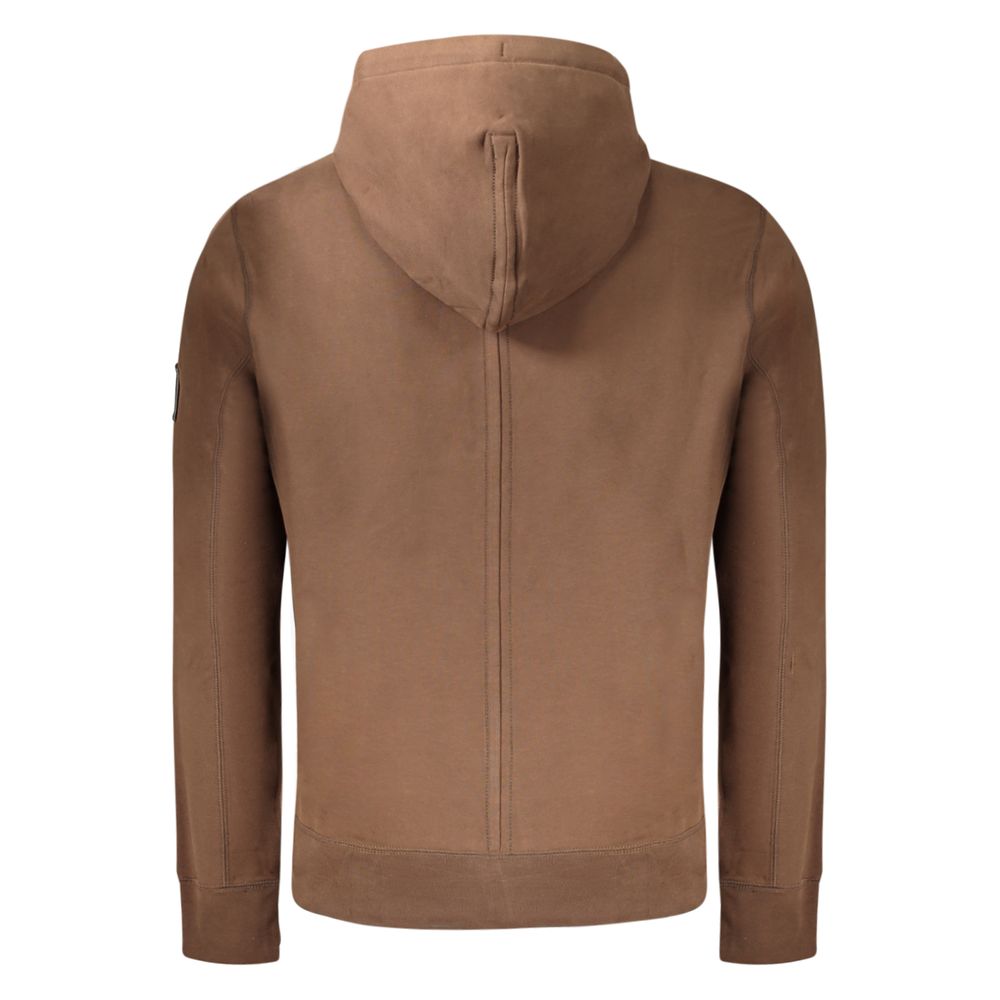 Calvin Klein Brown Cotton Sweatshirt - Eljoys Fashion 