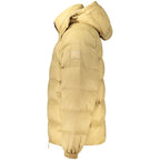 Calvin Klein Beige Nylon Full-Length Jacket - Eljoys Fashion 