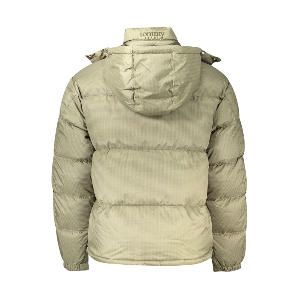 Tommy Hilfiger Green Polyester Full-Length Jacket - Eljoys Fashion 