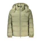 Calvin Klein Green Nylon Full-Length Jacket - Eljoys Fashion 