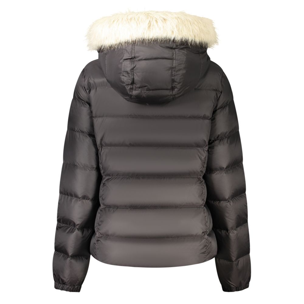 Tommy Hilfiger Black Polyester Women's Jacket - Eljoys Fashion 