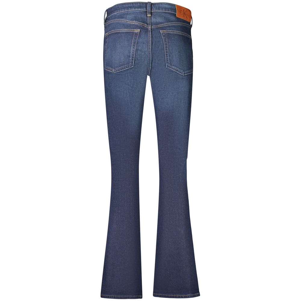 Calvin Klein Blue Cotton Bootcut Jeans - Eljoys Fashion 