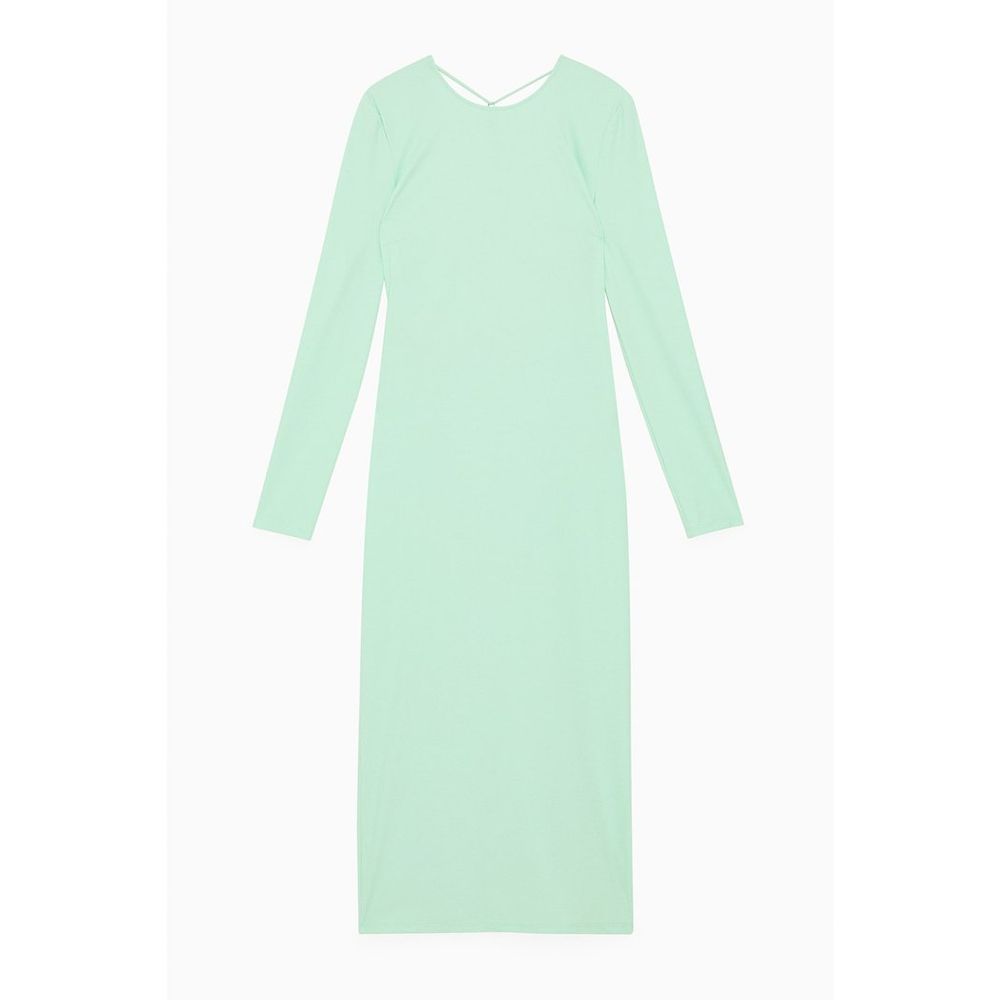 Patrizia Pepe Green Polyamide Casual Dress - Eljoys Fashion 