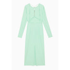 Patrizia Pepe Green Polyamide Casual Dress - Eljoys Fashion 
