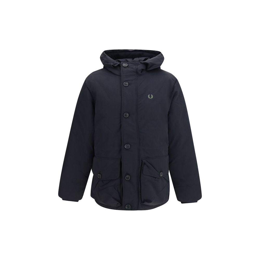 Fred Perry Black Recycled Polyamide Parka - Eljoys Fashion 