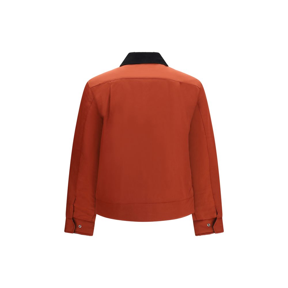 Fred Perry Red Recycled Polyamide Full-Length Jacket - Eljoys Fashion 