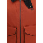 Fred Perry Red Recycled Polyamide Full-Length Jacket - Eljoys Fashion 