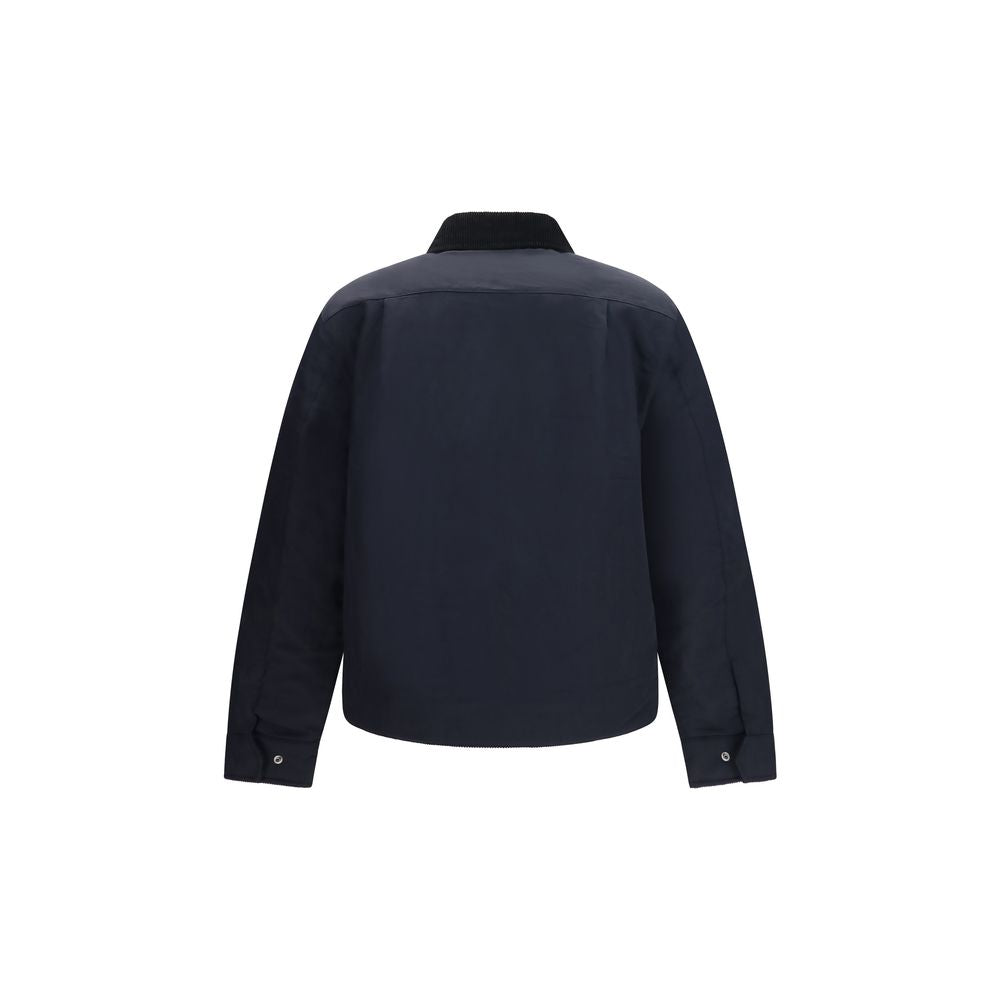 Fred Perry Blue Recycled Polyamide Full-Length Jacket - Eljoys Fashion 