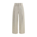 Brunello Cucinelli Beige Wool Oves Aries Dress Pants - Eljoys Fashion 