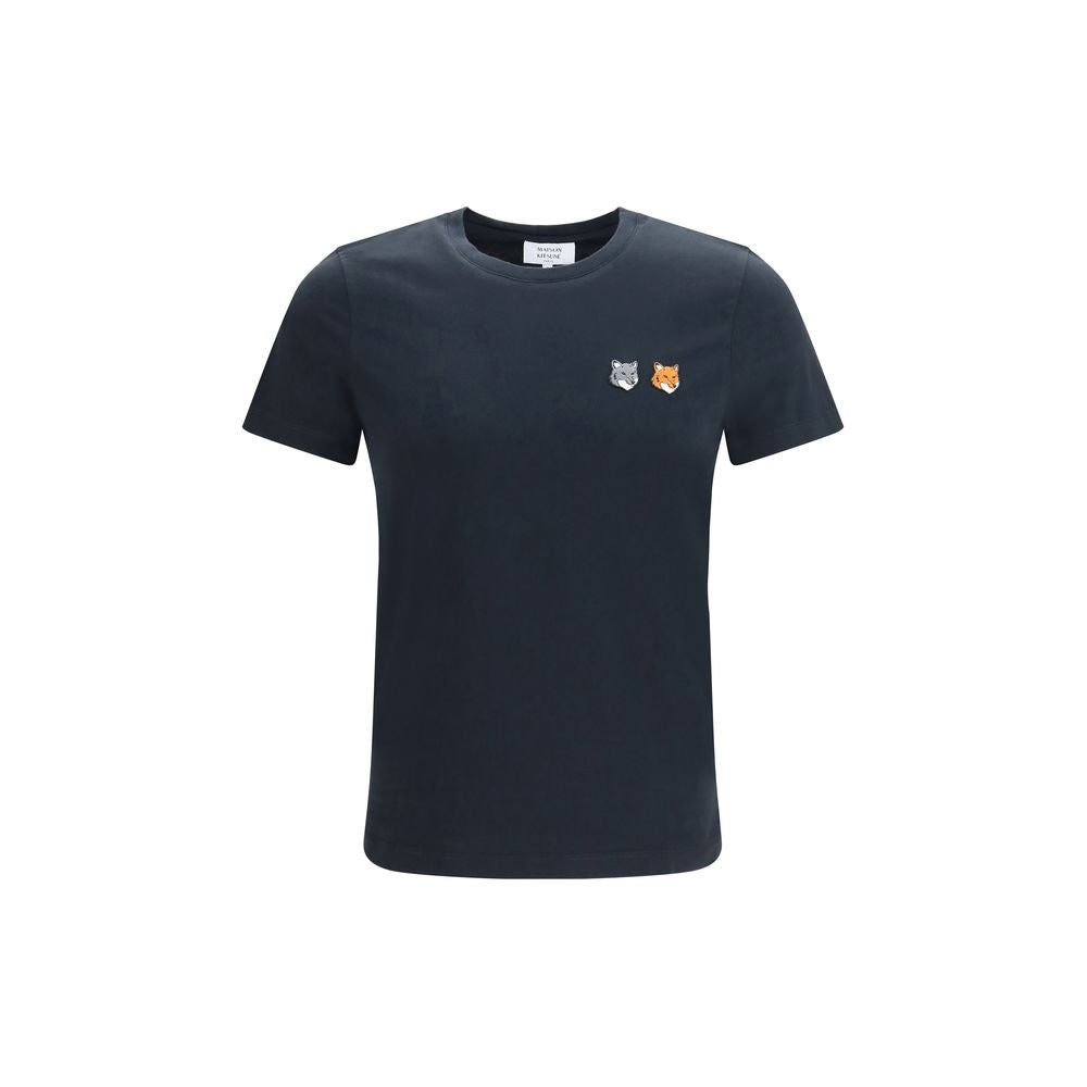 Maison Kitsuné Gray Organic Cotton T-Shirt - Eljoys Fashion 