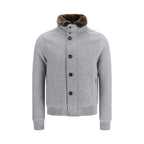 MooRER Gray Goose Down Full-Length Jacket