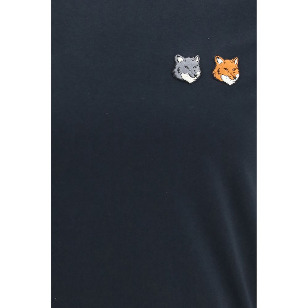 Maison Kitsuné Gray Organic Cotton T-Shirt - Eljoys Fashion 