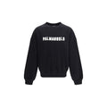 Palm Angels Black Cotton Sweatshirt - Eljoys Fashion 