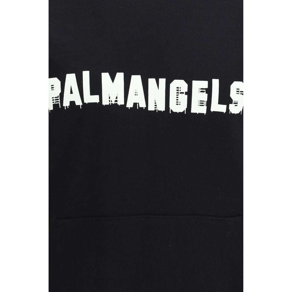 Palm Angels Black Cotton Sweatshirt - Eljoys Fashion 