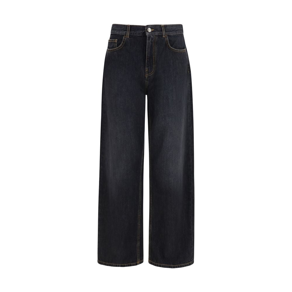 Palm Angels Black Cotton Jeans Denim - Eljoys Fashion 