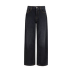Palm Angels Black Cotton Jeans Denim - Eljoys Fashion 