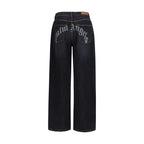 Palm Angels Black Cotton Jeans Denim - Eljoys Fashion 