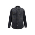 Palm Angels Blue Denim Shirt - Eljoys Fashion 
