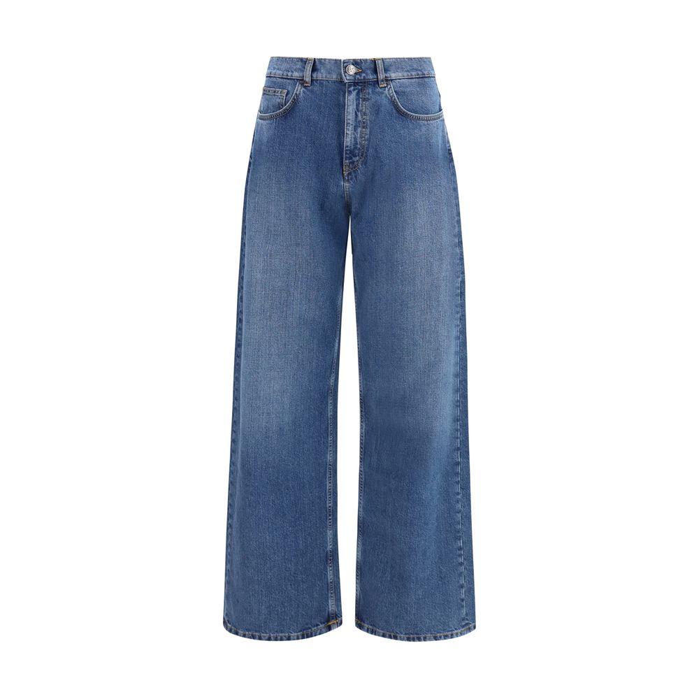 Palm Angels Blue Cotton Jeans Denim - Eljoys Fashion 