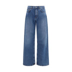 Palm Angels Blue Cotton Jeans Denim - Eljoys Fashion 