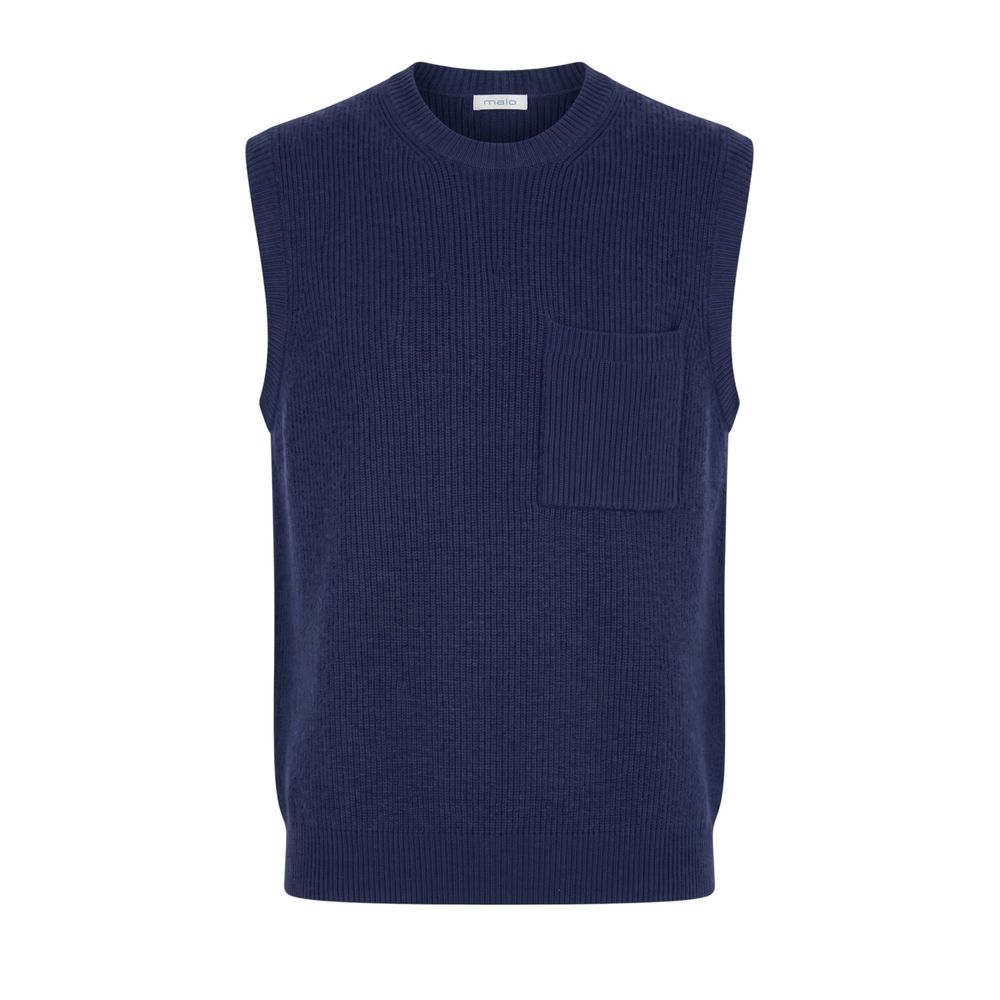 Malo Blue Wool Men's Sweater - Eljoys Fashion 