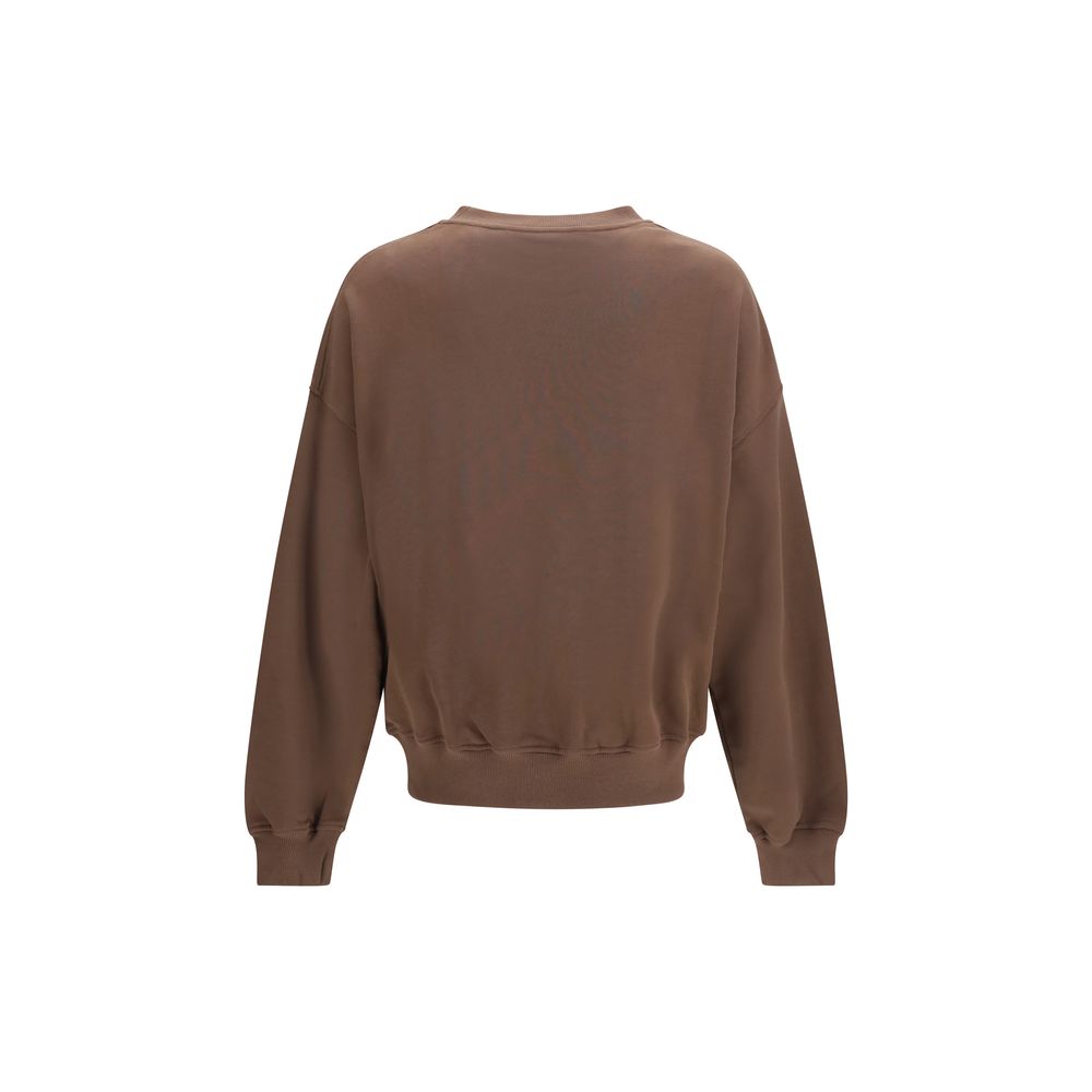 Palm Angels Brown Cotton Sweatshirt - Eljoys Fashion 