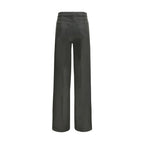 L'Agence Bicolor Cotton Flared Jeans - Eljoys Fashion 
