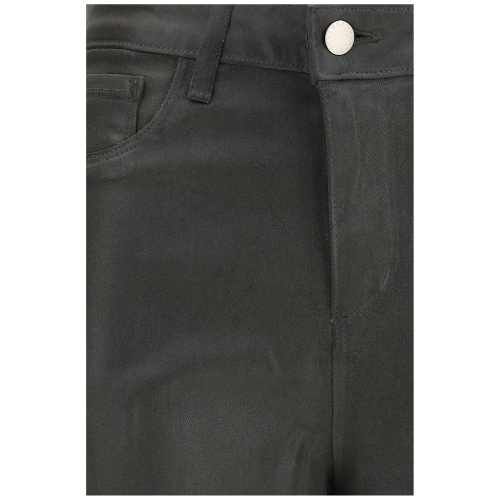 L'Agence Bicolor Cotton Flared Jeans - Eljoys Fashion 