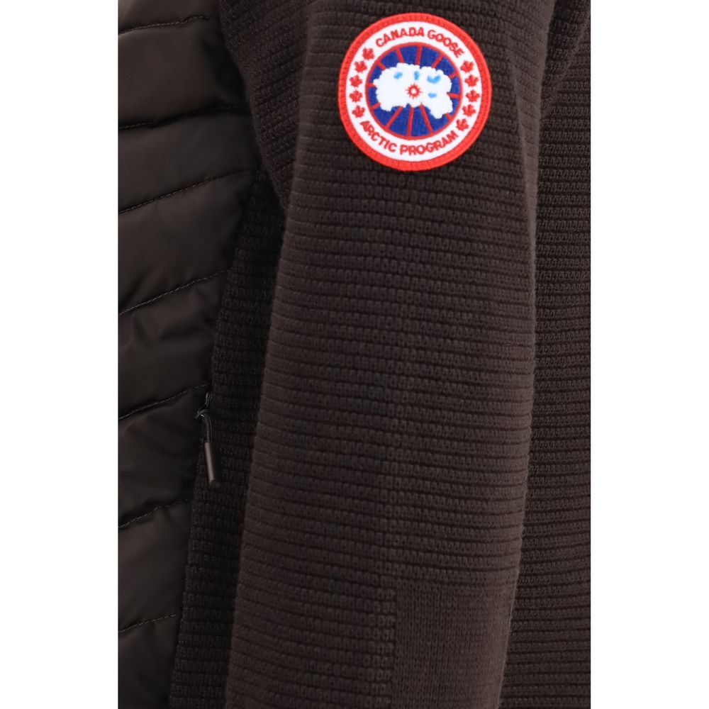 Canada Goose Brown Wool Oves Aries Full-Length Jacket - Eljoys Fashion 