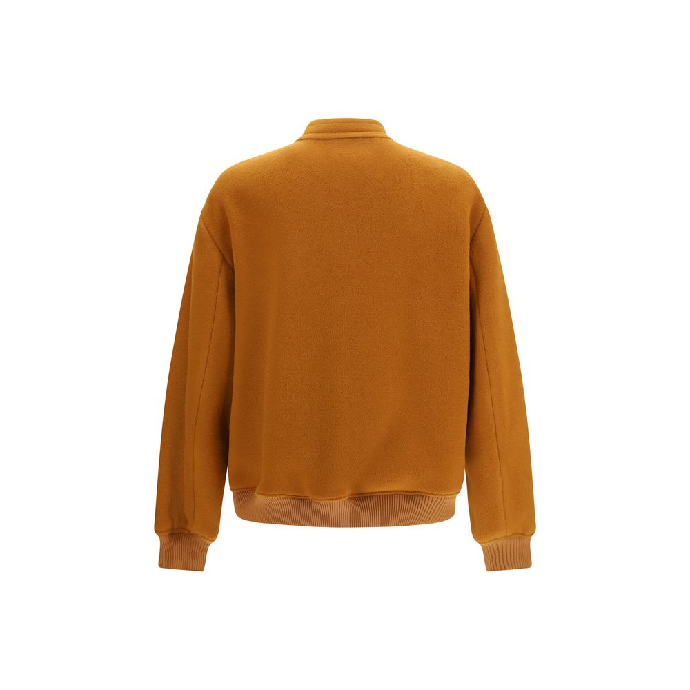 Valentino Garavani Brown Wool Oves Aries Bomber - Eljoys Fashion 