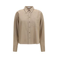 Brunello Cucinelli Beige Denim Shirt - Eljoys Fashion 