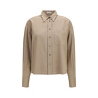 Brunello Cucinelli Beige Denim Shirt - Eljoys Fashion 