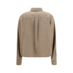 Brunello Cucinelli Beige Denim Shirt - Eljoys Fashion 