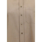 Brunello Cucinelli Beige Denim Shirt - Eljoys Fashion 
